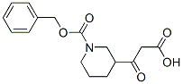 3-(2-Carboxy-acetyl)-piperidine-1-carboxylic acid benzyl ester Structure,886362-40-9Structure