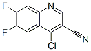 4-Chloro-6,7-difluoro-quinoline-3-carbonitrile Structure,886362-75-0Structure