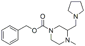 4-Methyl-3-pyrrolidin-1-ylmethyl-piperazine-1-carboxylic acid benzyl ester Structure,886363-00-4Structure