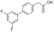 4-Biphenyl-3,5-difluoro-aceticacid Structure,886363-26-4Structure