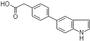 4-(1H-indol-5-yl)benzeneacetic acid Structure,886363-28-6Structure