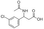 3-Acetylamino-3-(3-chloro-phenyl)-propionic acid Structure,886363-77-5Structure