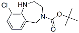 4-BOC-9-chloro-2,3,4,5-tetrahydro-1H-benzo[e][1,4]diazepine Structure,886364-21-2Structure