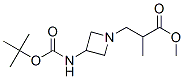 3-(3-Tert-butoxycarbonylamino-azetidin-1-yl)-2-methyl-propionic acid methyl ester Structure,886364-58-5Structure