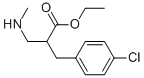 Ethyl3-(4-chloro-phenyl)-2-methylaminomethyl-propionate Structure,886364-67-6Structure