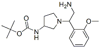 3-N-boc-amino-1-[2-amino-1-(2-methoxy-phenyl)-ethyl]-pyrrolidine Structure,886364-99-4Structure