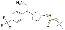 3-N-boc-amino-1-[2-amino-1-(4-trifluoromethyl-phenyl)-ethyl]-pyrrolidine Structure,886365-38-4Structure