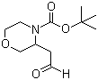 N-boc-3-(2-oxoethyl)morpholine Structure,886365-55-5Structure