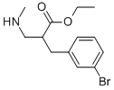 Ethyl3-(3-bromo-phenyl)-2-methylaminomethyl-propionate Structure,886366-12-7Structure