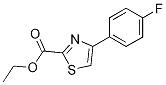 Ethyl 4-(4-fluorophenyl)-2-thiazolecarboxylate Structure,886366-37-6Structure