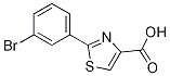 2-(3-Bromophenyl)-4-thiazolecarboxylic acid Structure,886369-02-4Structure