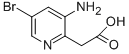 (3-Amino-5-bromopyridin-2-yl)acetic acid Structure,886373-11-1Structure