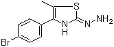 4-(4-Bromophenyl)-2-hydrazinyl-5-methylthiazole Structure,886494-27-5Structure