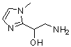 2-Amino-1-(1-methyl-1H-imidazol-2-yl)ethanol Structure,886496-98-6Structure