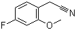 2-Methoxy-4-fluorobenzyl cyanide Structure,886498-56-2Structure