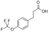 3-(4-(Trifluoromethoxy)phenyl)propanoic acid Structure,886499-74-7Structure