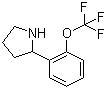 2-[2-(Trifluoromethoxy)phenyl]pyrrolidine Structure,886503-02-2Structure