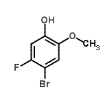 4-Bromo-5-fluoro-2-methoxyphenol Structure,886510-25-4Structure