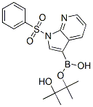 1H-Pyrrolo[2,3-b]pyridine, 1-(phenylsulfonyl)-3-(4,4,5,5-tetramethyl-1,3,2-dioxaborolan-2-yl)- Structure,886547-94-0Structure