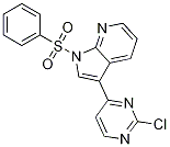 3-(2-Chloropyrimidin-4-yl)-1-(phenylsulfonyl)-1h-pyrrolo[2,3-b]pyridine Structure,886547-96-2Structure