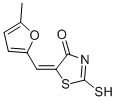 (5E)-2-Mercapto-5-[(5-methyl-2-furyl)methylene]-1,3-thiazol-4(5H)-one Structure,88674-82-2Structure