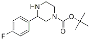 Tert-butyl3-(4-fluorophenyl)piperazine-1-carboxylate Structure,886767-25-5Structure