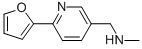 N-methyl-[6-(2-furyl)pyrid-3-yl]methylamine Structure,886851-44-1Structure