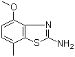 4-Methoxy-7-methyl-1,3-benzothiazol-2-amine Structure,88686-30-0Structure