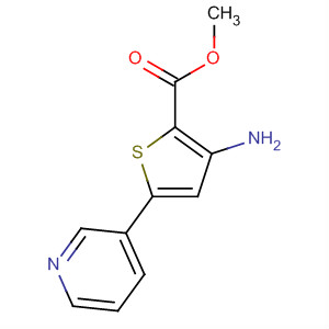 Methyl 3-amino-5-(pyridin-3-yl)thiophene-2-carboxylate Structure,887247-28-1Structure