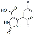 1H-Imidazole-4-carboxylic acid,5-(2,5-difluorophenyl)-2,3-dihydro-2-oxo- Structure,887267-57-4Structure