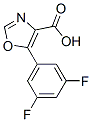 4-Oxazolecarboxylic acid, 5-(3,5-difluorophenyl)- Structure,887267-63-2Structure