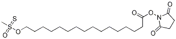 N-succinimidyloxycarbonylpentadecyl methanethiosulfonate Structure,887407-52-5Structure