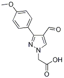 [4-Formyl-3-(4-methoxyphenyl)-1h-pyrazol-1-yl]-acetic acid Structure,887408-55-1Structure