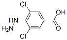 3,5-Dichloro-4-hydrazino-benzoic acid Structure,887577-44-8Structure