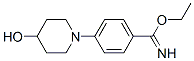 4-(4-Hydroxy-piperidin-1-yl)-benzimidic acid ethyl ester Structure,887578-03-2Structure