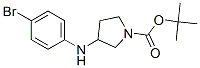 3-(4-Bromo-phenylamino)-pyrrolidine-1-carboxylic acid tert-butyl ester Structure,887578-11-2Structure