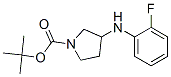 3-(2-Fluoro-phenylamino)-pyrrolidine-1-carboxylic acid tert-butyl ester Structure,887578-54-3Structure