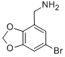 (6-Bromo-benzo[1,3]dioxol-4-)-methylamine Structure,887581-73-9Structure