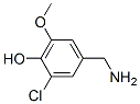 3-Chloro-4-hydroxy-5-methoxybenzylamine Structure,887582-40-3Structure