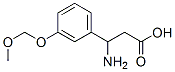 3-Amino-3-(3-methoxymethoxy-phenyl)-propionic acid Structure,887583-86-0Structure