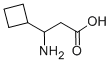 3-Amino-3-cyclobutylpropanoic acid Structure,887584-53-4Structure