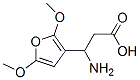 3-Amino-3-(2,5-dimethoxyfuran-3-yl)-propionic acid Structure,887584-93-2Structure