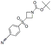 3-(4-Cyano-benzenesulfonyl)-azetidine-1-carboxylic acid tert-butyl ester Structure,887586-94-9Structure