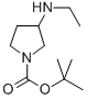 Tert-butyl 3-(ethylamino)pyrrolidine-1-carboxylate Structure,887587-15-7Structure