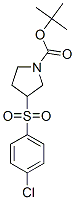 3-(4-Chloro-benzenesulfonyl)-pyrrolidine-1-carboxylic acid tert-butyl ester Structure,887587-54-4Structure