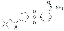 3-(3-Carbamoyl-benzenesulfonyl)-pyrrolidine-1-carboxylic acid tert-butyl ester Structure,887587-83-9Structure