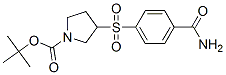 3-(4-Carbamoyl-benzenesulfonyl)-pyrrolidine-1-carboxylic acid tert-butyl ester Structure,887587-88-4Structure