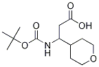 3-(Boc-amino)-3-(4-tetrahydropyranyl)propanoic acid Structure,887588-90-1Structure