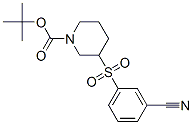 3-(3-Cyano-benzenesulfonyl)-piperidine-1-carboxylic acid tert-butyl ester Structure,887589-95-9Structure