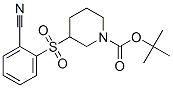 3-(2-Cyano-benzenesulfonyl)-piperidine-1-carboxylic acid tert-butyl ester Structure,887590-03-6Structure